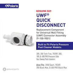 Polaris C55 Plastic Wheel Screw packaging