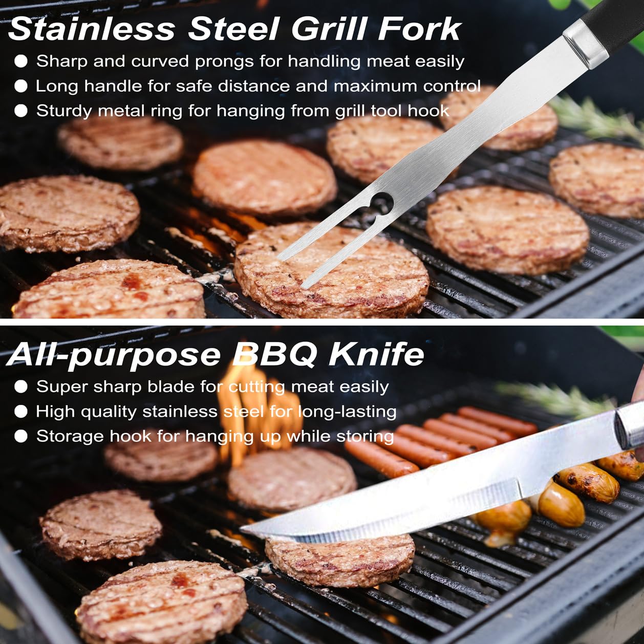 POLIGO barbecue skewers and corn holders