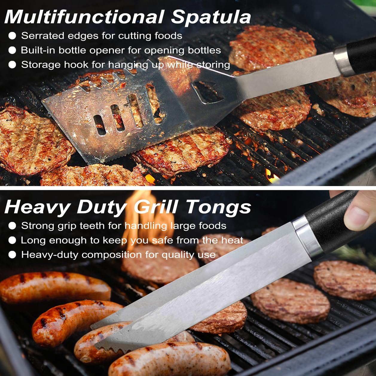 POLIGO BBQ accessories in aluminum case