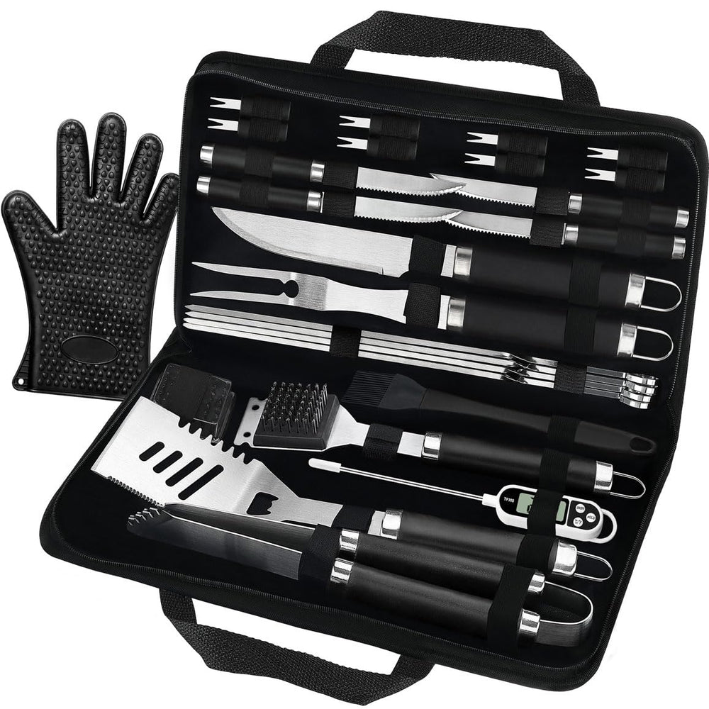 POLIGO BBQ Grill Accessories Set with carrying case