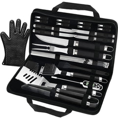 POLIGO BBQ Grill Accessories Set with carrying case
