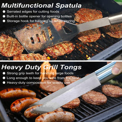 POLIGO meat knife and basting brush from grill set