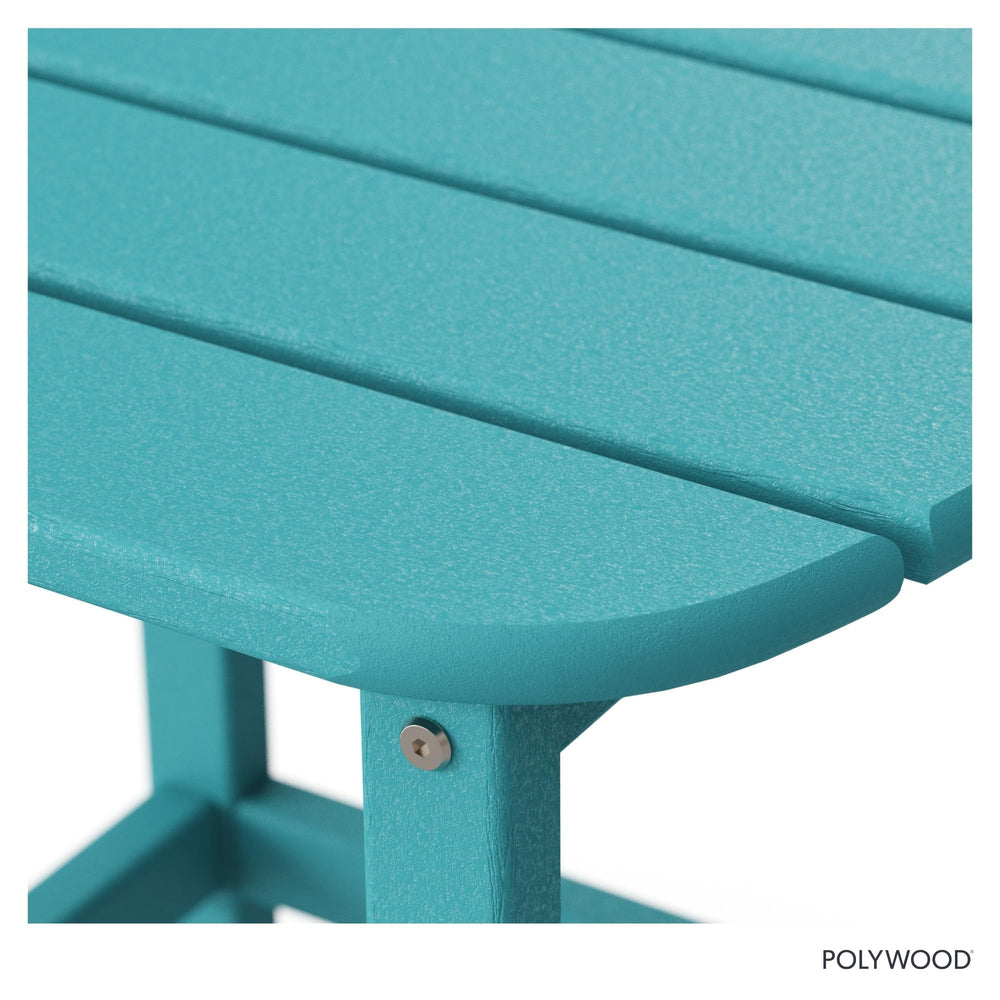 Polywood South Beach table showing resistance to stains