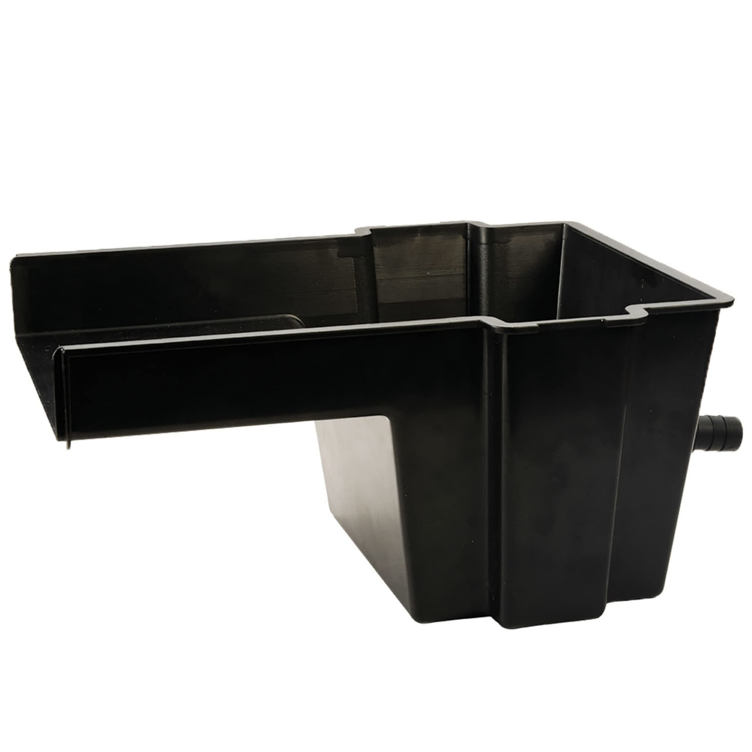 POND BOSS 8 inch Waterfall Spillway black model front view