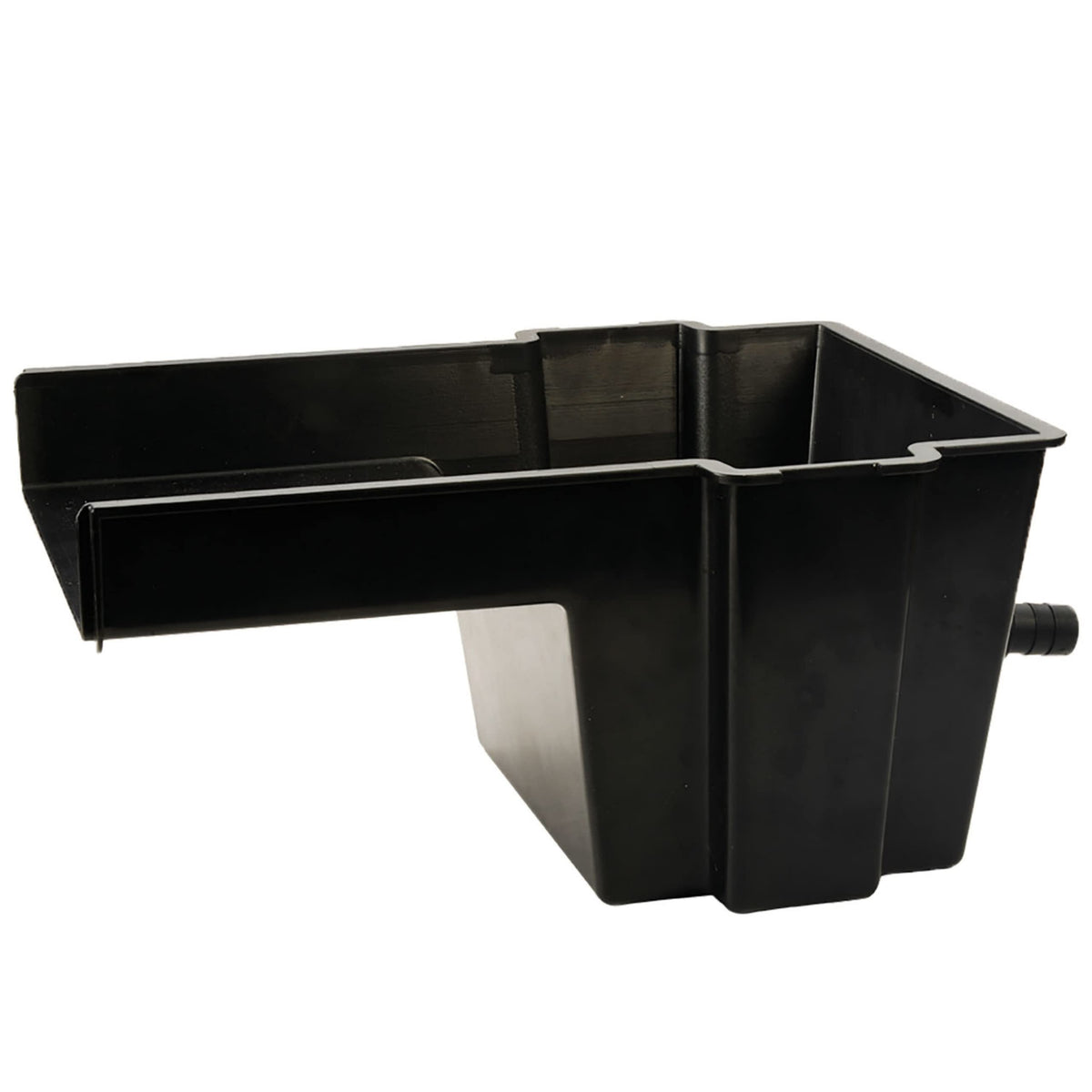 POND BOSS 8 inch Waterfall Spillway black model front view