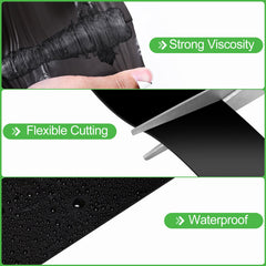 Pond liner repair using ToLanbbt Seam Tape in a garden