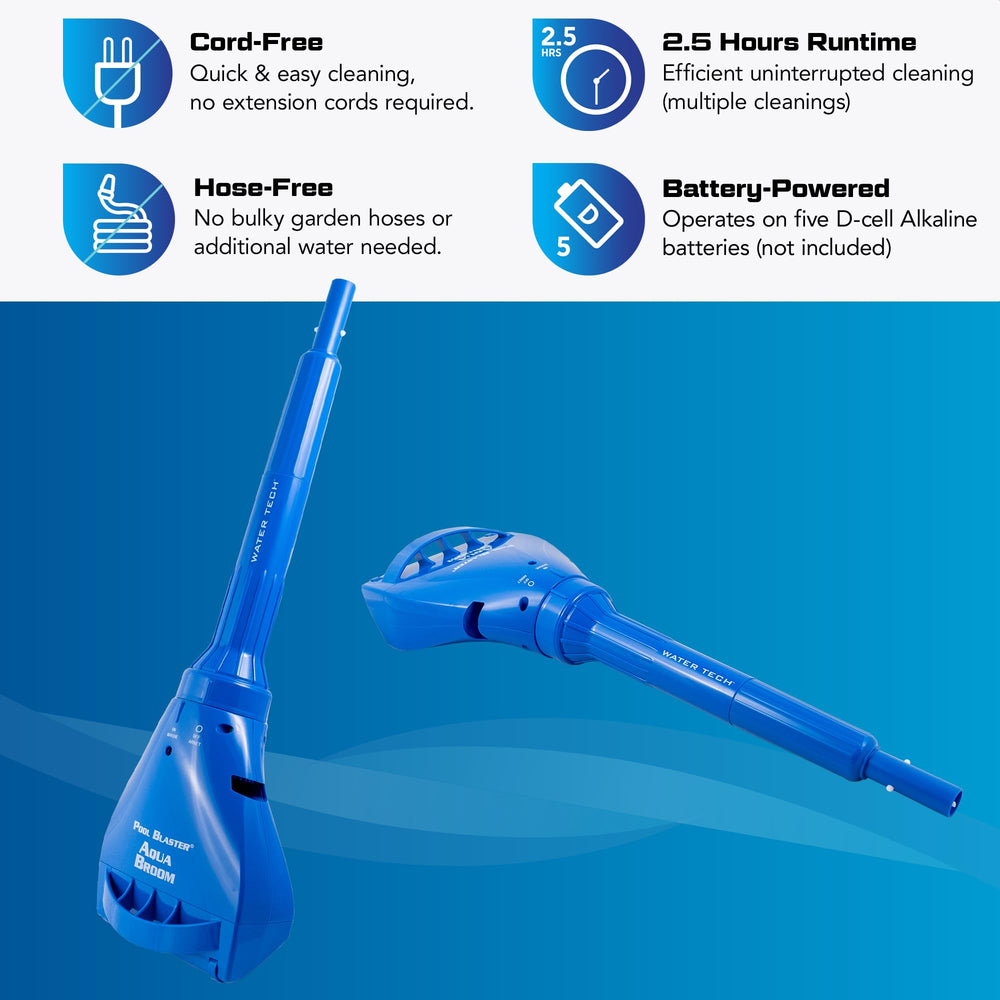 POOL BLASTER Aqua Broom XL Ultra showing large vacuum head