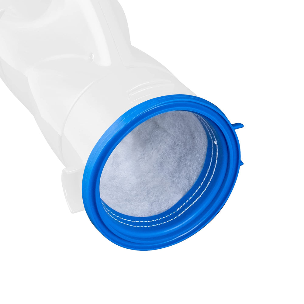 POOL BLASTER filter bag with debris collected inside