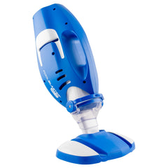 POOL BLASTER Max Cordless Pool Vacuum showing debris chamber