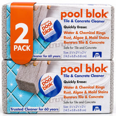Pool Blok pumice stone pack of 2, gray color
