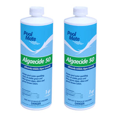 Pool Mate 2-Pack Premium Pool Algaecide 1-Quart front view