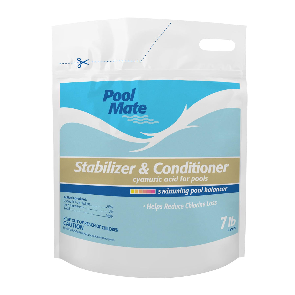 Pool Mate 7-Pound Premium Pool Stabilizer front view