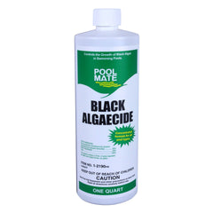 Pool Mate algaecide back label with instructions