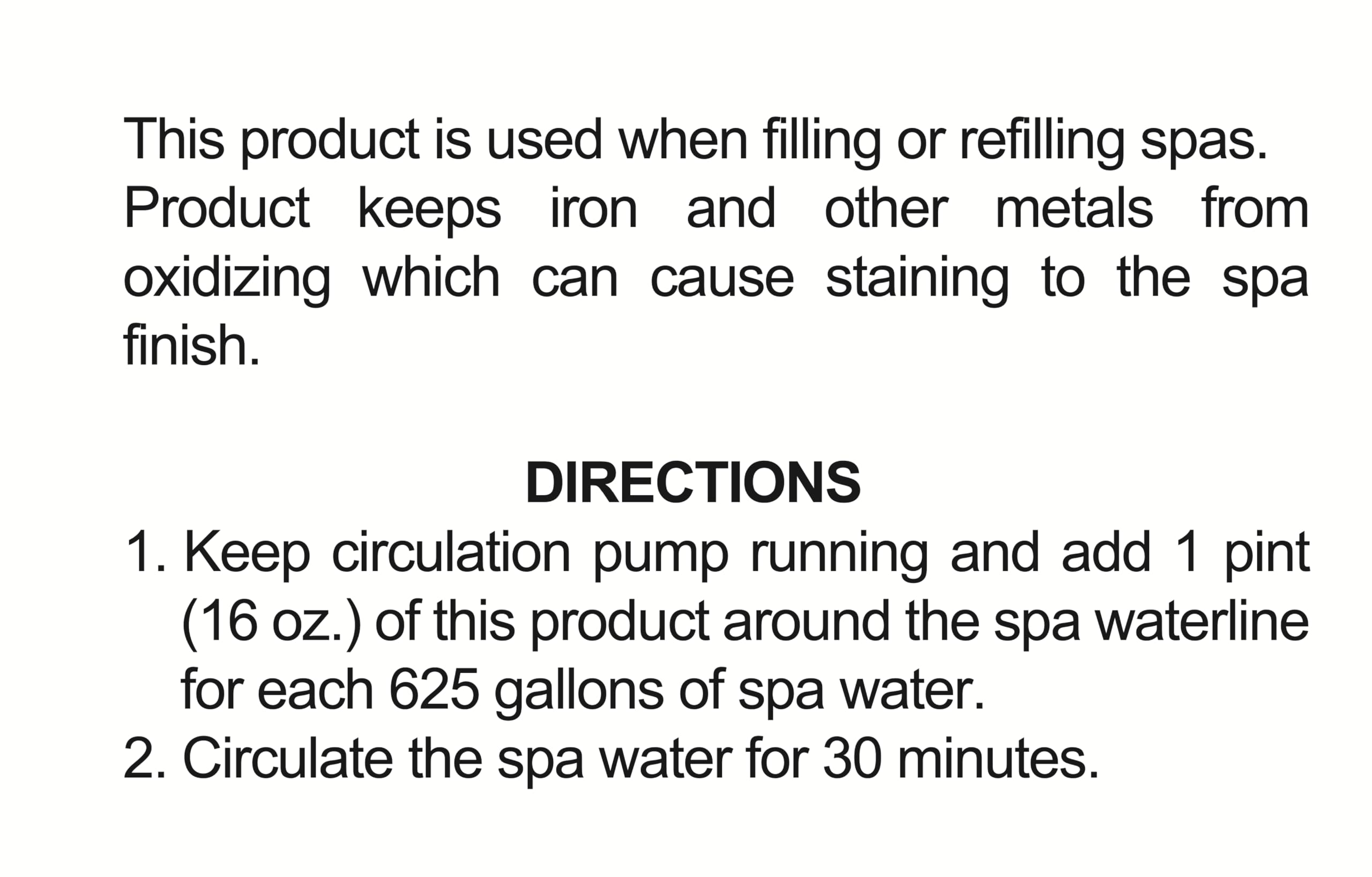 Pool Mate Metal Remover in use around spa waterline