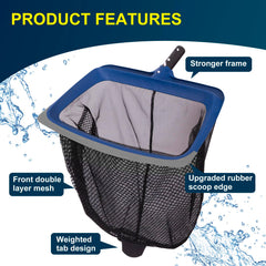 POOLAZA 17.5 inch pool brush for cleaning walls