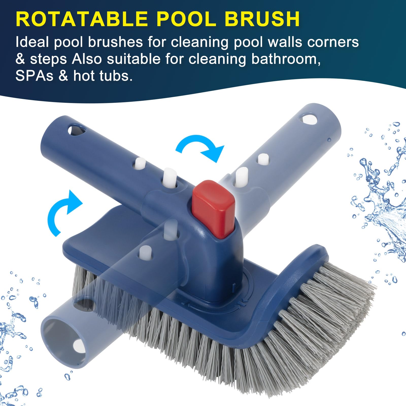 POOLAZA cleaning kit package dimensions 44 x 31.4 x 8.5 cm