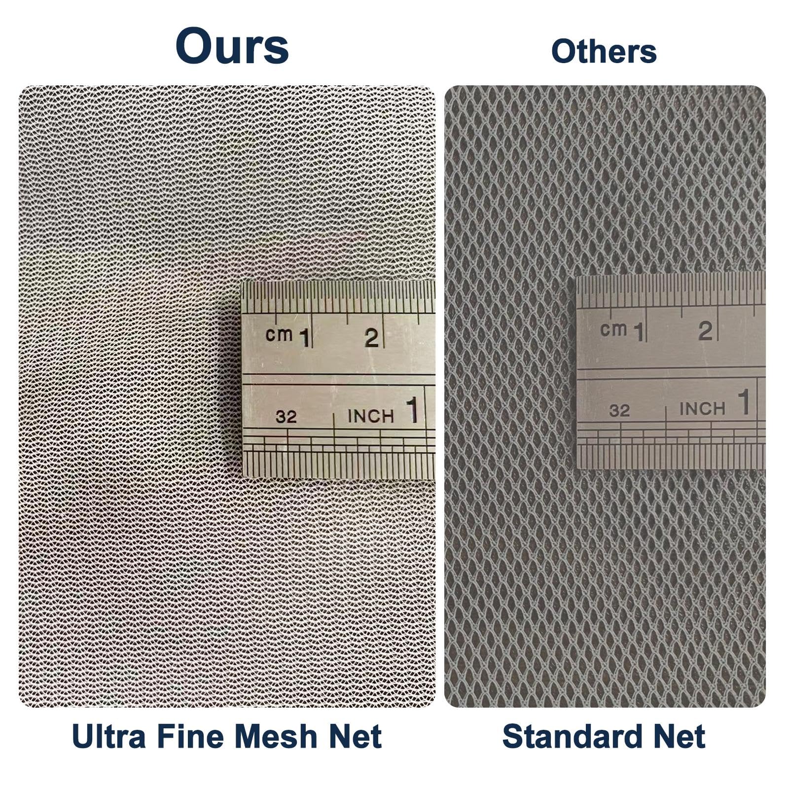 POOLAZA Hot Tub Skimmer Net side view showing easy-scoop edge