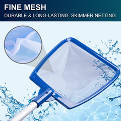 POOLAZA Hot Tub Skimmer Net side view showing fine mesh