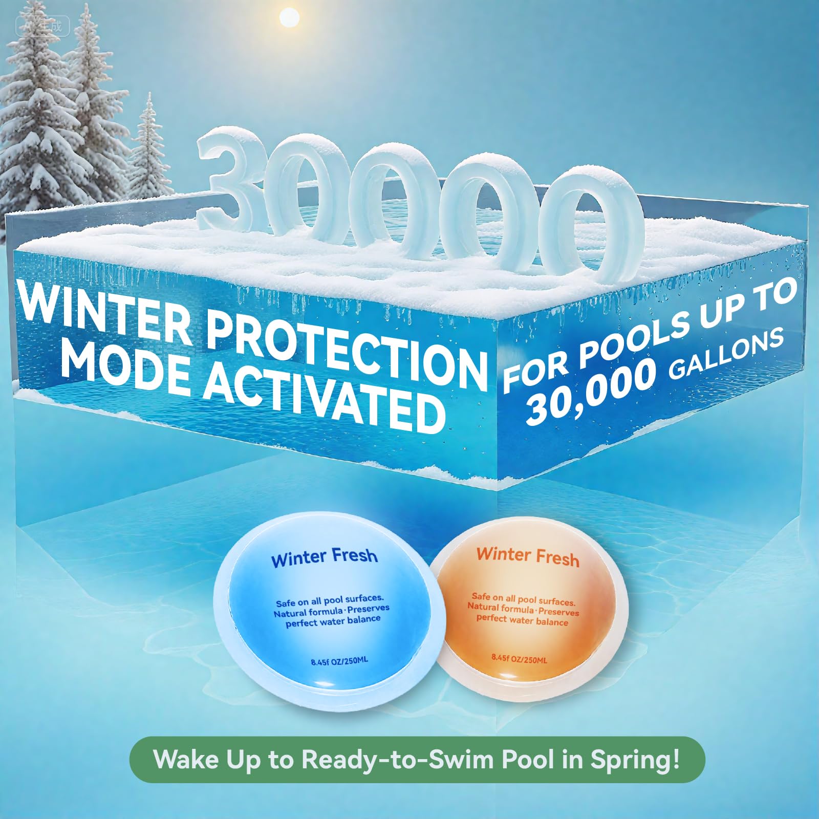 PoolCoolPro Pool Closing Kit with easy application instructions