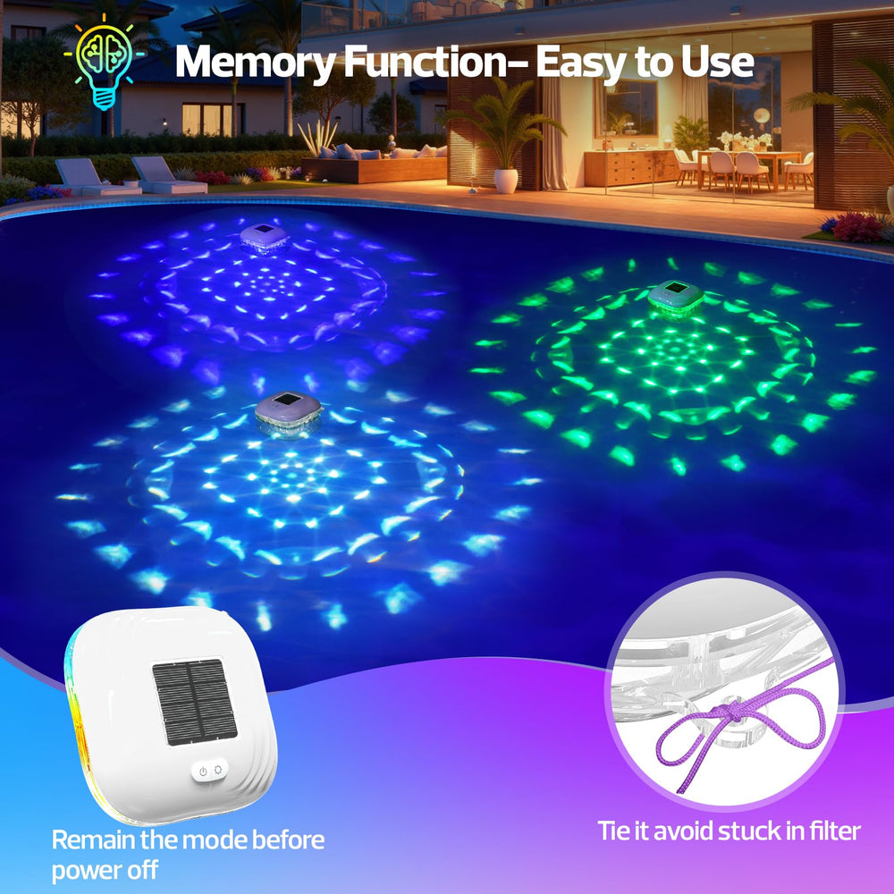 Pooldecor instruction manual with floating lights