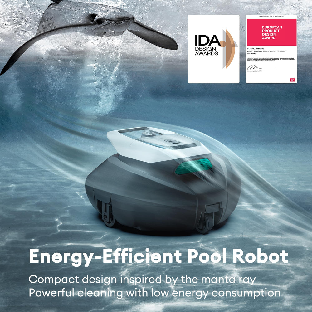 Pooleco Robotic Pool Cleaner S111 deep cleaning pool floor