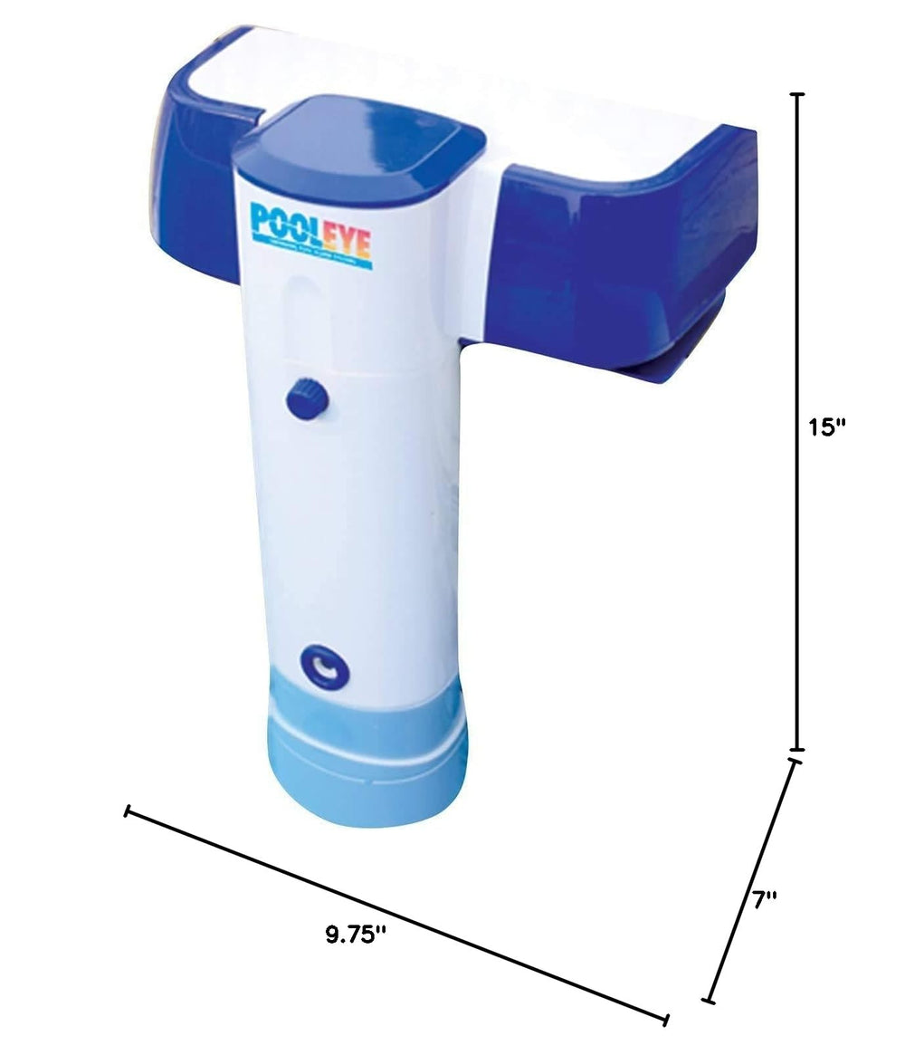 PoolEye alarm showing battery compartment