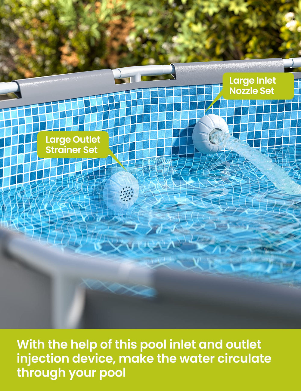POOLHACKER Above Ground Pool Parts Kit packaging front