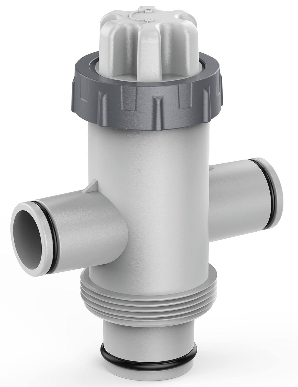 POOLHACKER Dual Split Hose Plunger Valve front view