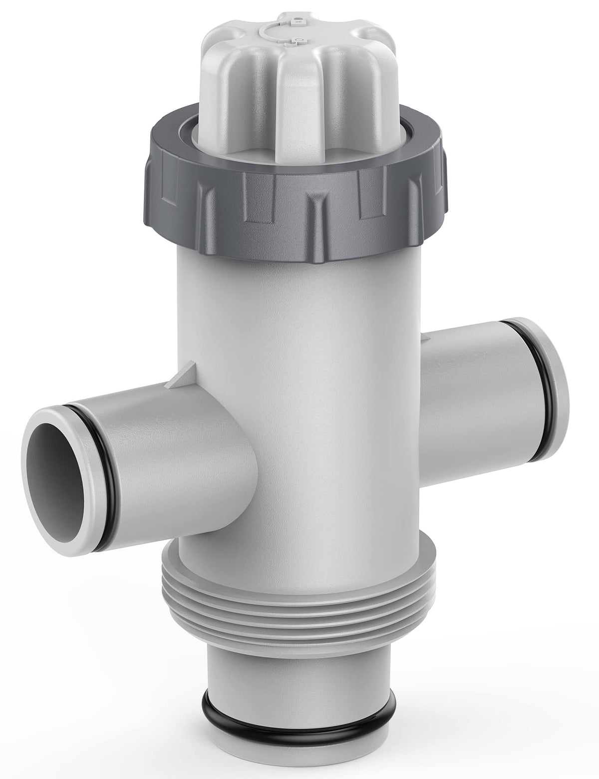 POOLHACKER Dual Split Hose Plunger Valve front view