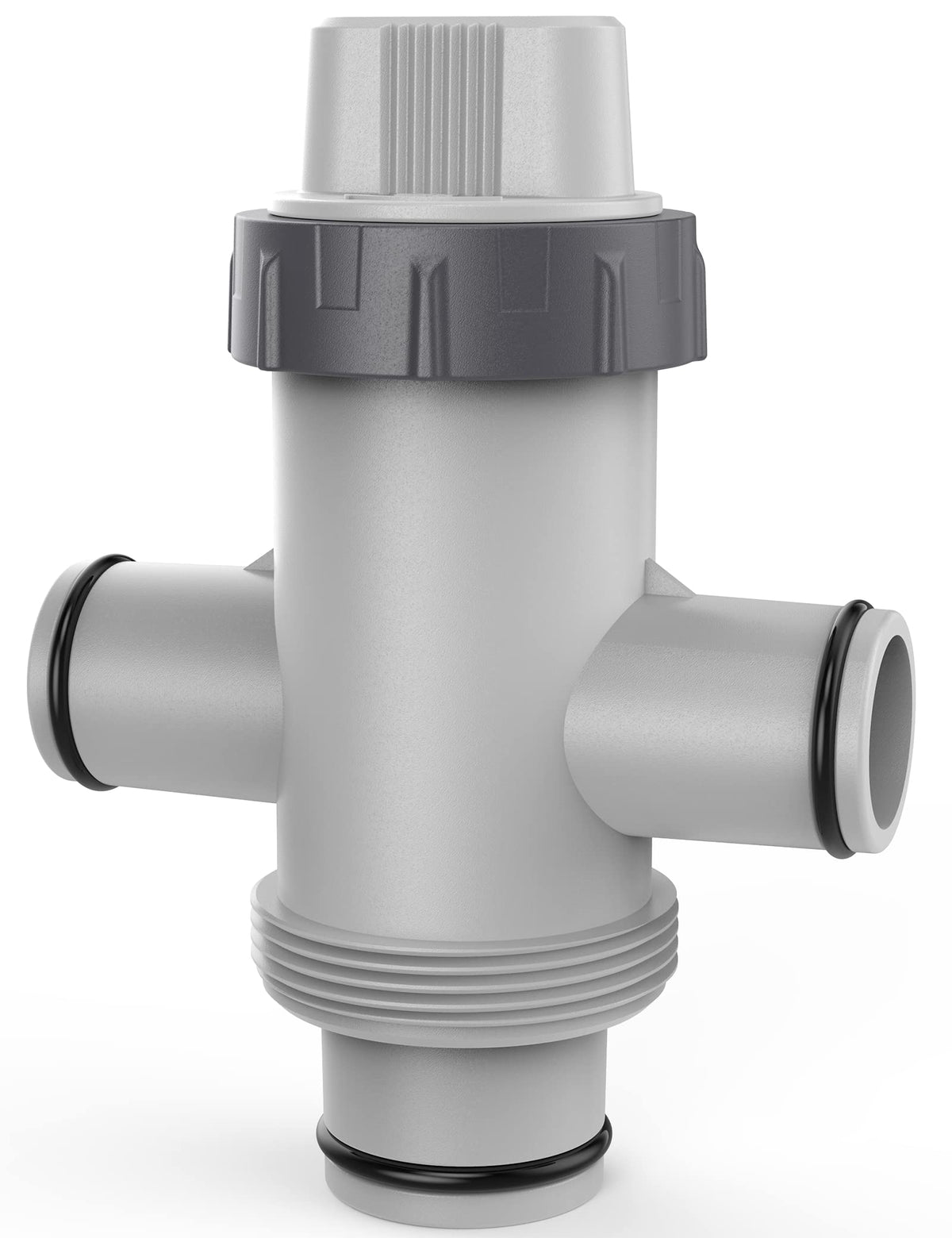 POOLHACKER Dual Split Hose Plunger Valve front view
