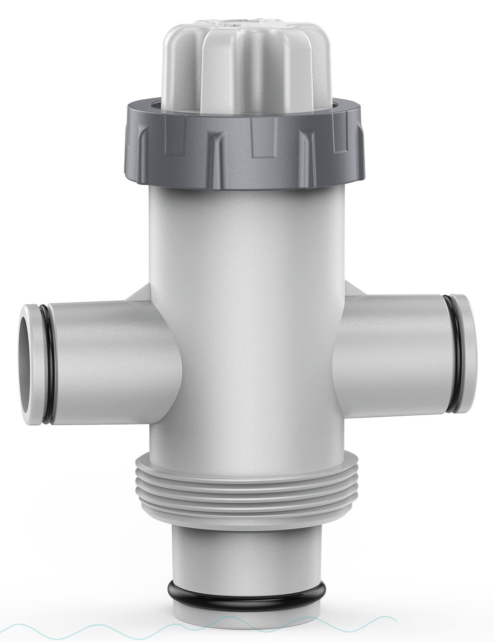POOLHACKER Dual Split Hose Plunger Valve side view