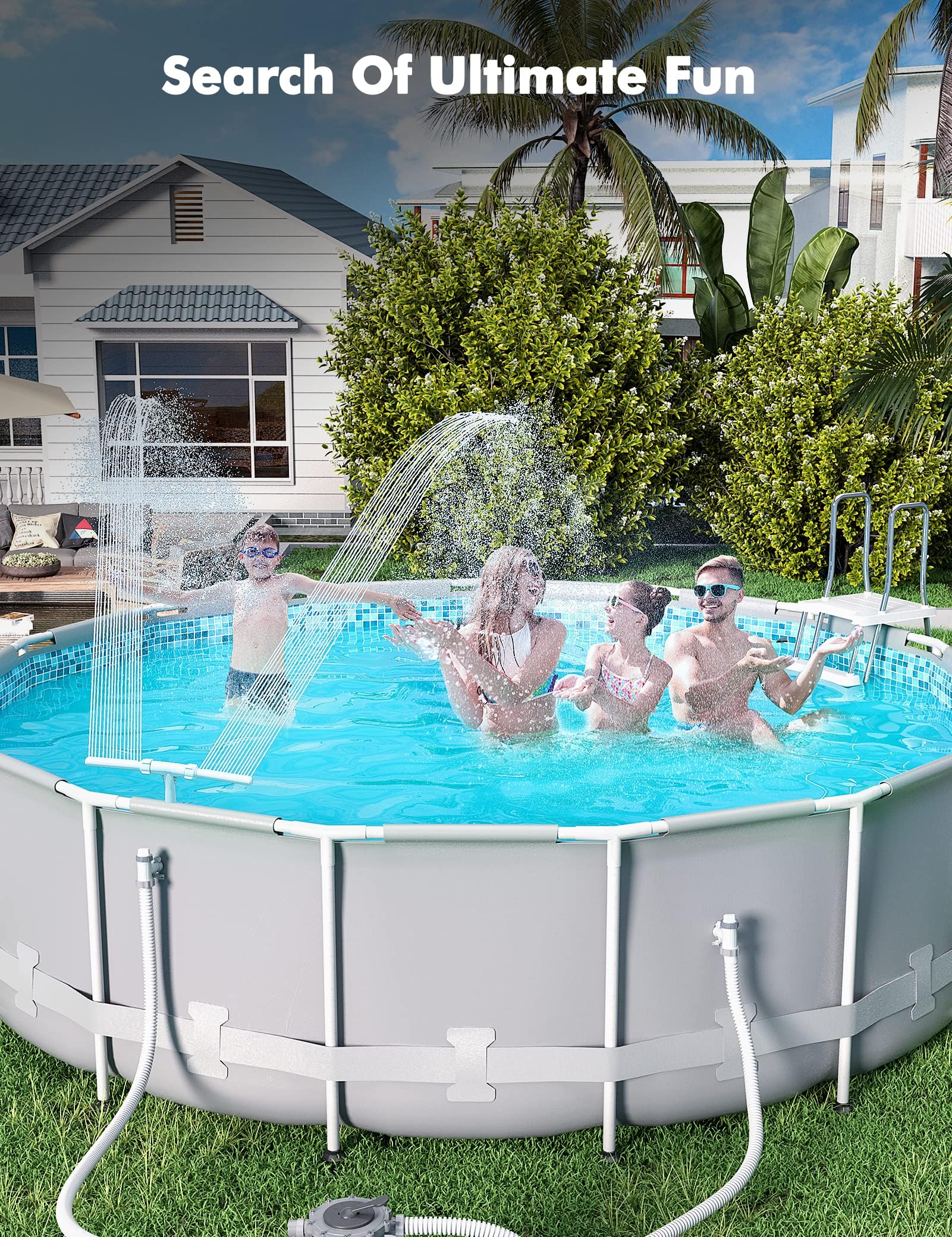 POOLHACKER fountain packaging and contents