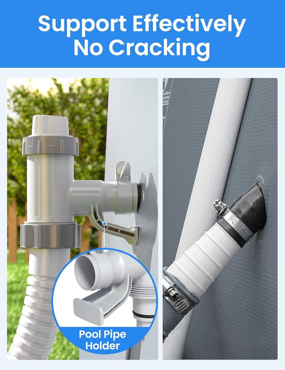 POOLHACKER Plunger Valve Plus installed on pool wall