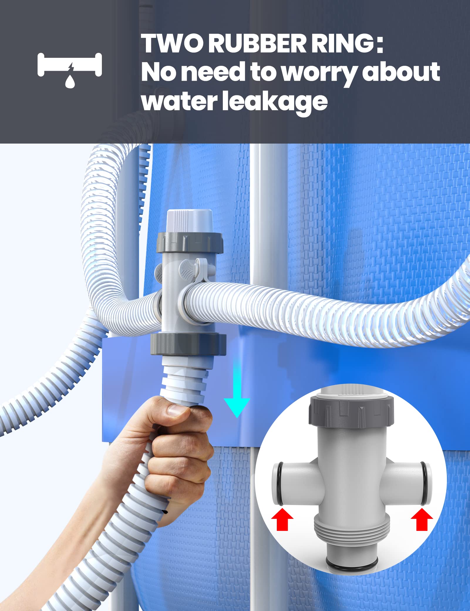 POOLHACKER valve packaging display