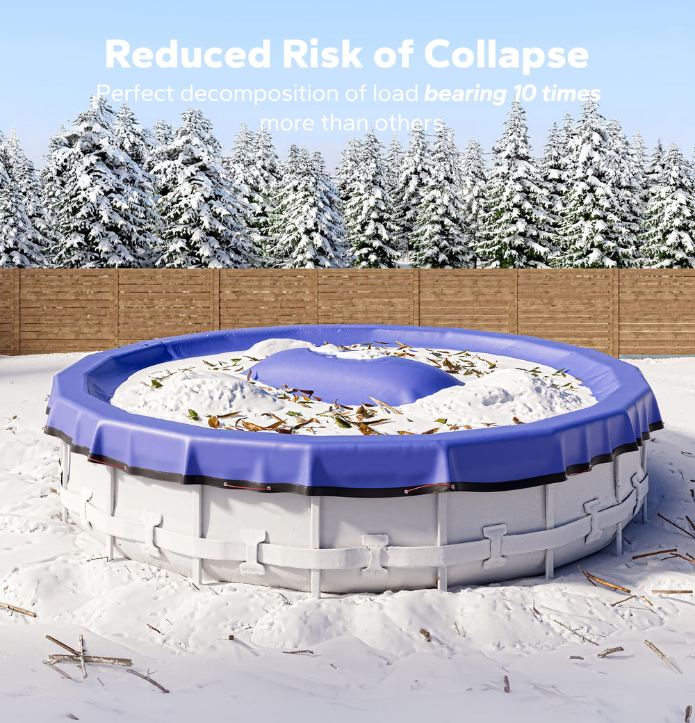 POOLHACKER Winter Pool Pillow with rope for securing