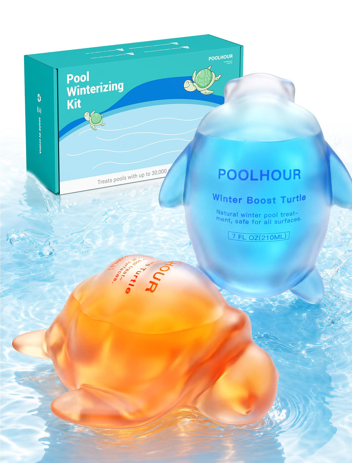 POOLHOUR Pool Closing Kit in turtle shape design