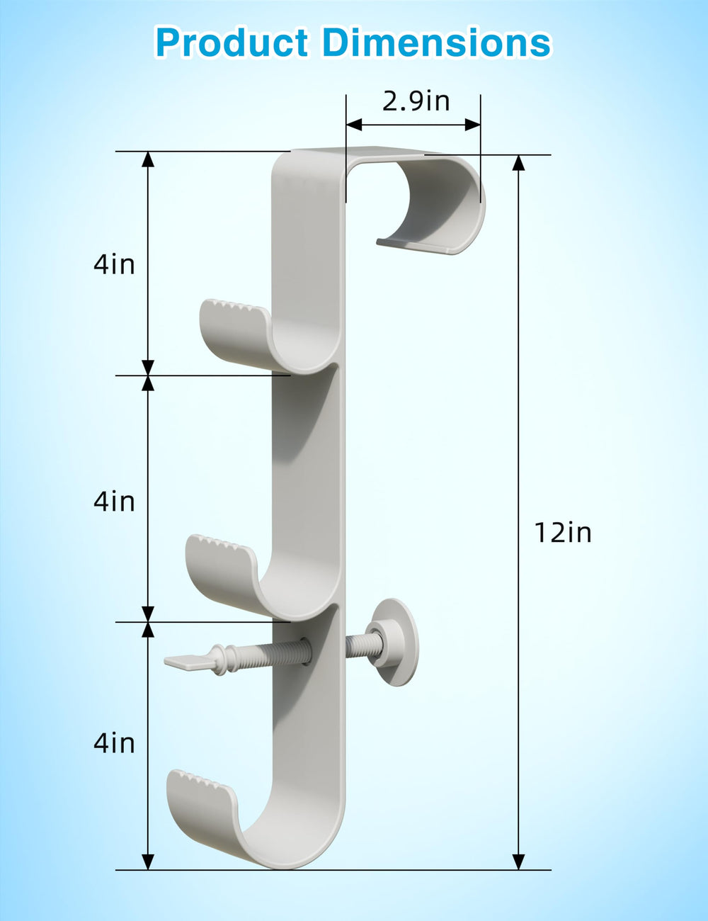 POOLHOUR Pool Pole Hanger displayed in a tidy pool area