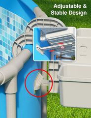 POOLHOUR Poolside Basket displaying two cup holders