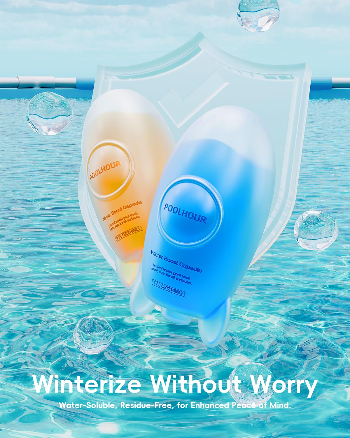 POOLHOUR Winter Closing Kit for pools up to 30000 gallons