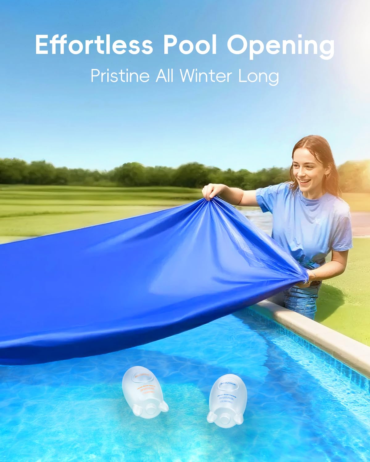 POOLHOUR Winter Closing Kit with pool maintenance tools