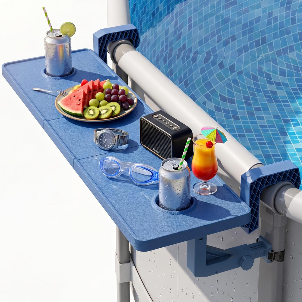 POOLJOYO Poolside Bar Blue front view