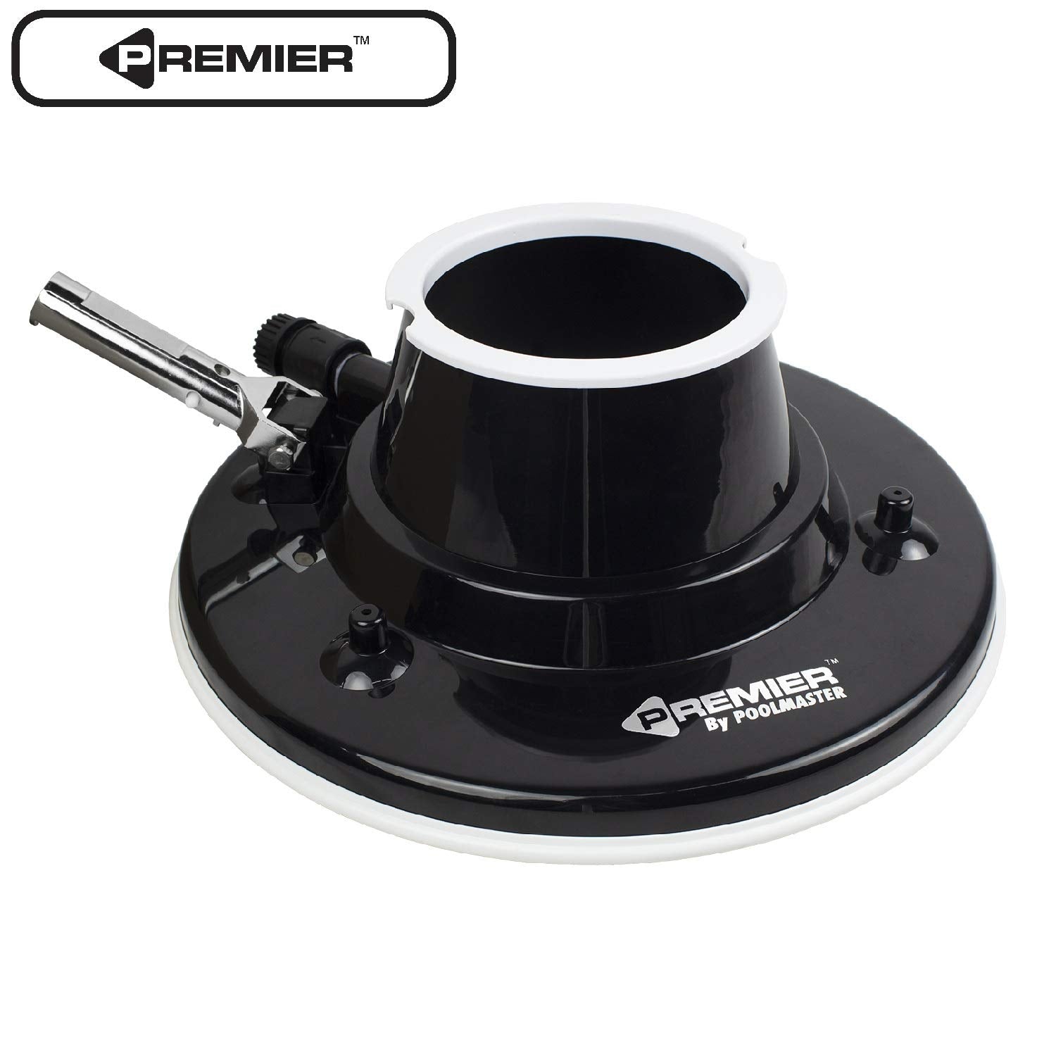 Poolmaster 28316 Leaf Vacuum showing durable rubber bumper