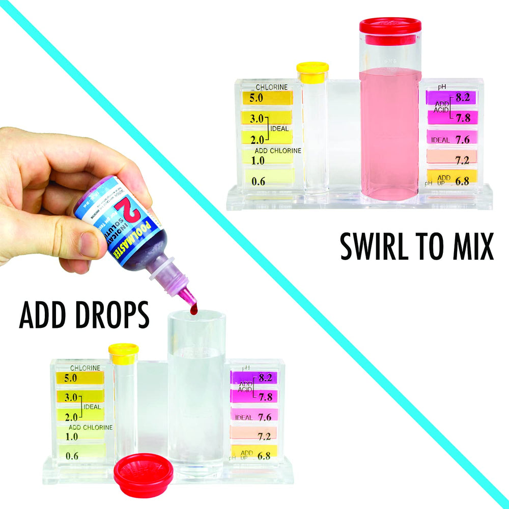 Poolmaster 5-Way Water Test Kit solution #2 Phenol Red