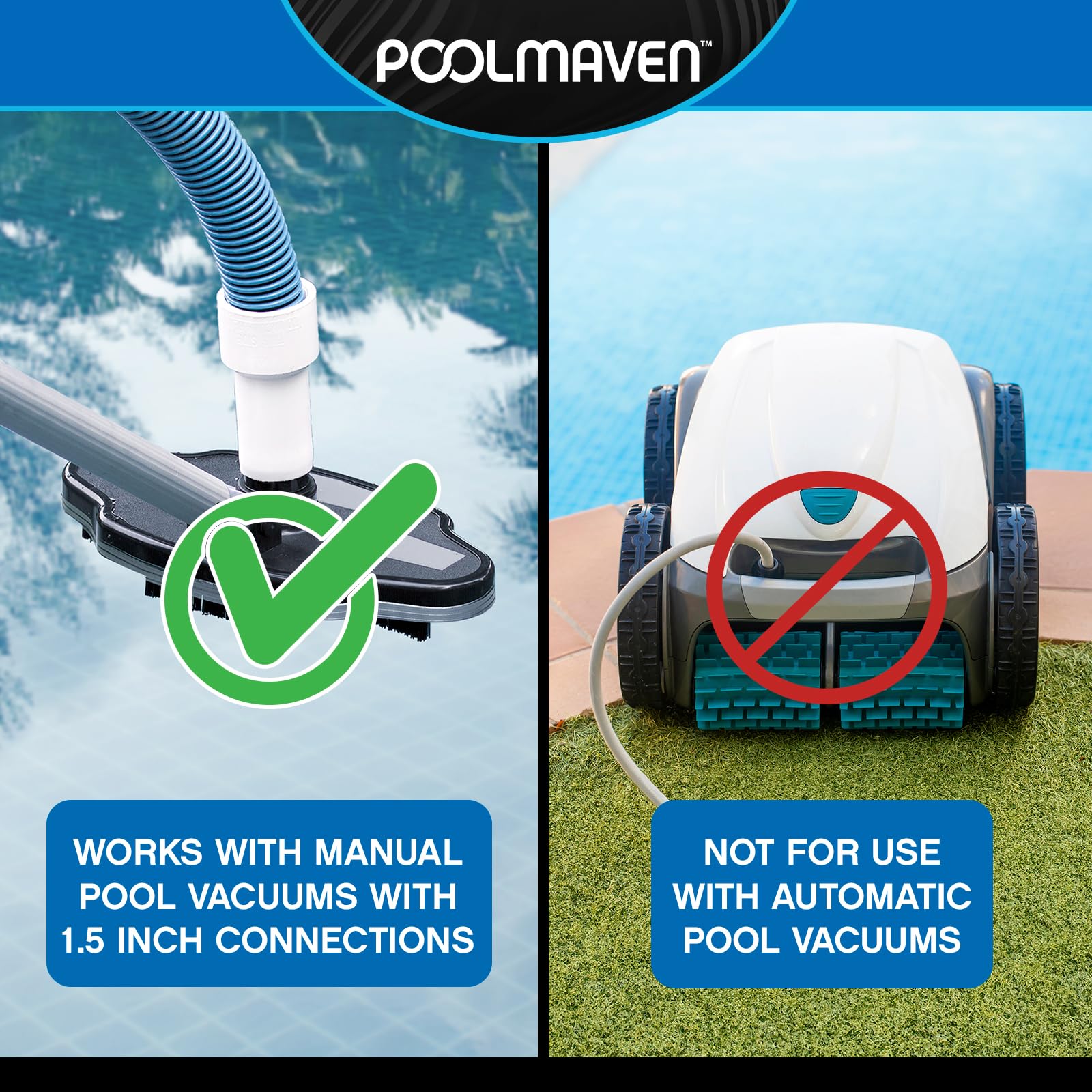 Poolmaven vacuum hose packaging display