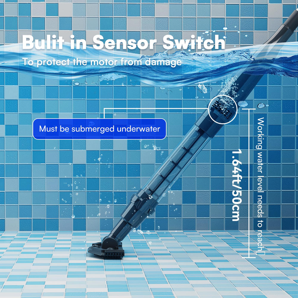 PoolMr Handheld Pool Vacuum with dual brush heads