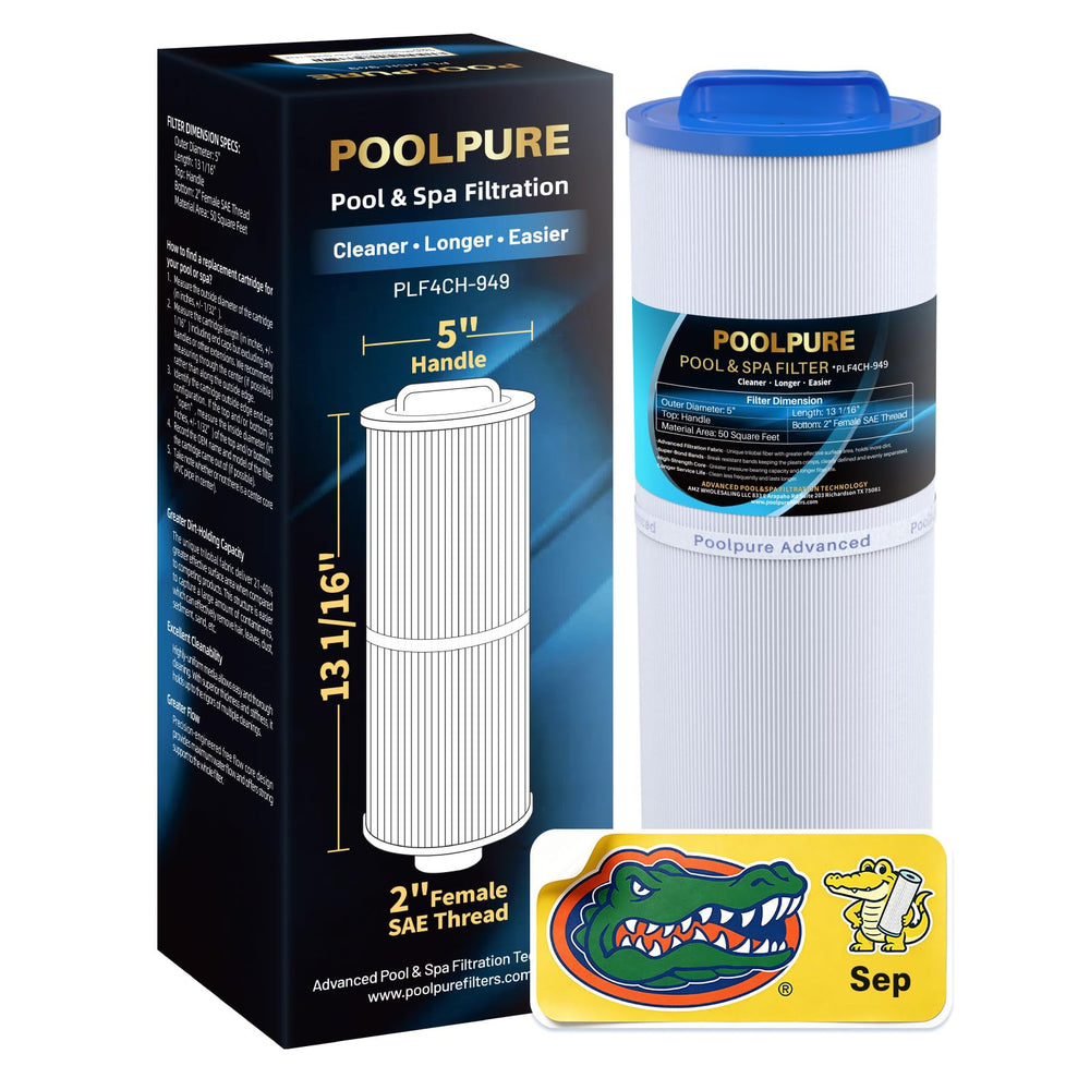 POOLPURE 4CH-949 Spa Filter front view