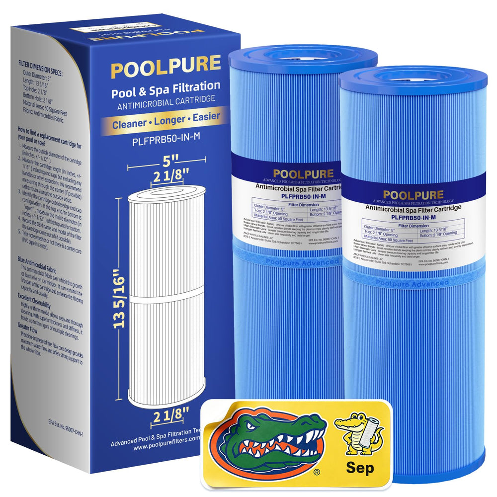 POOLPURE Antimicrobial Spa Filter Replacement front view