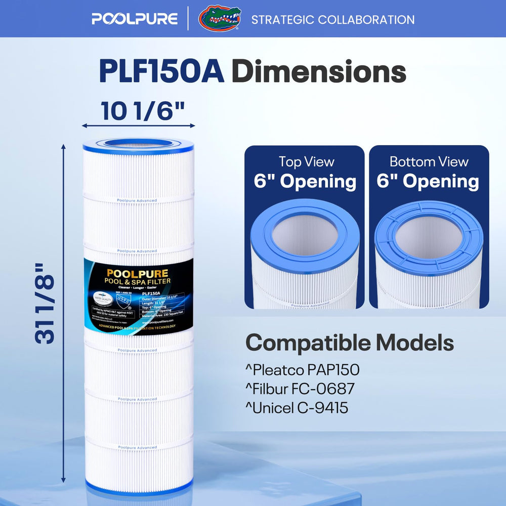 POOLPURE CC150 Pool Filter with packaging