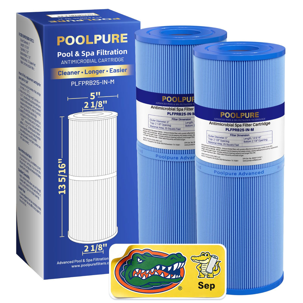 POOLPURE Spa Filter Cartridge PRB25-IN-M front view