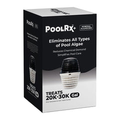 poolrx PoolRX+ Pool Unit for 20k-30k gallons, black packaging front view